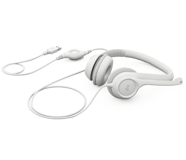 Logitech H390 biały - 1110330 - zdjęcie 13